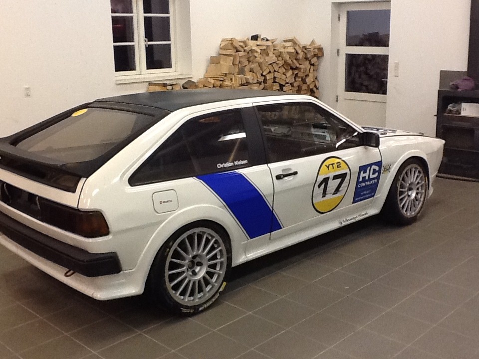 Christian Aage Nielsen's VW Scirocco er klar til Jyllandsringen.